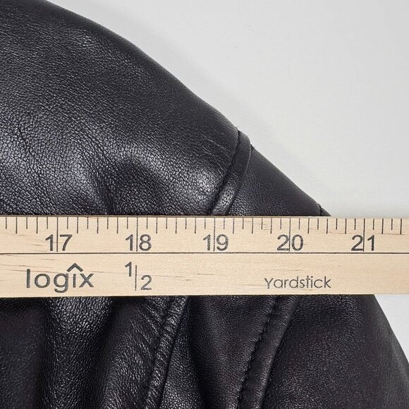 Vintage Milwaukee Leather Mens Black Genuine‎ Leather Coat Jacket Oversized XXL - Picture 13 of 13